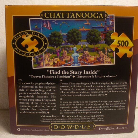 Dowdle 500 Piece Chattanooga Jigsaw Puzzle 16 x 20 Inches New Never Used - Picture 3 of 7